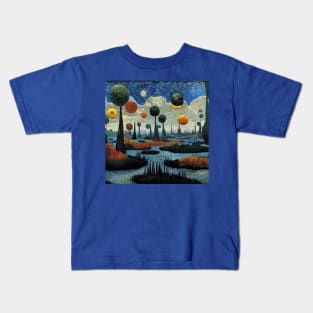 Starry Night in Kashyyyk Kids T-Shirt